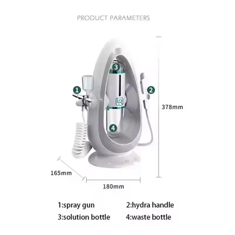 3 in 1 Hydra Peel Dermabrasion Facial Cleaning Hydrofacials Beauty Machine Hydro Dermabrasion Facial Machine